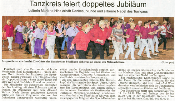 Zeitungsartikel vom 02.06.2015